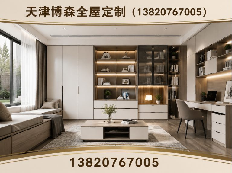 静海区天津博森全屋定制展示图